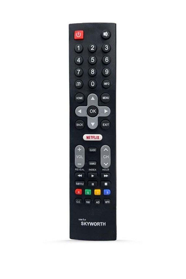 erorex-Replacement Remote Control for Skyworth Smart LCD LED TV with Netflix and YouTube App 1