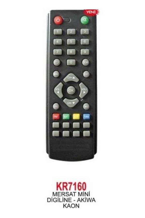 erorex-Satellite Remote Control Digiline Kaon Cvs Etc... Satellite Remote Control KR7160 1