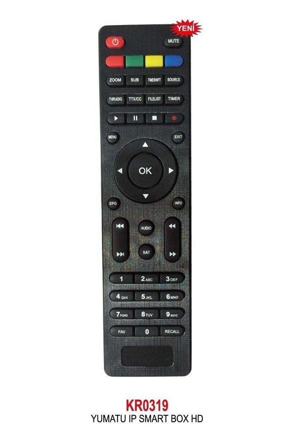 erorex-Satellite Remote Yumatu Hd-Liberty Green Smart Box Hd Satellite Remote KR0319 1