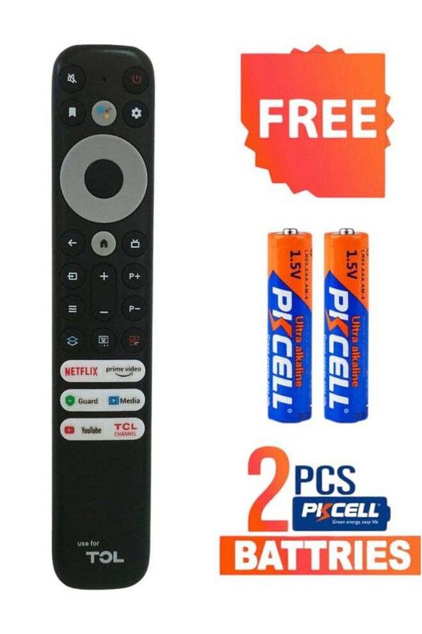 erorex-Replacement Remote Control for TCL Mini-LED QLED 4K UHD Smart Android TV (No Voice Function) 1