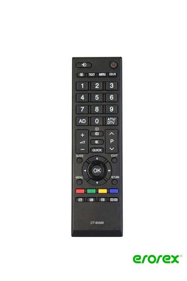 erorex-New CT-90326 Replace Remote Control for Toshiba LCD LED SMART TVs 1