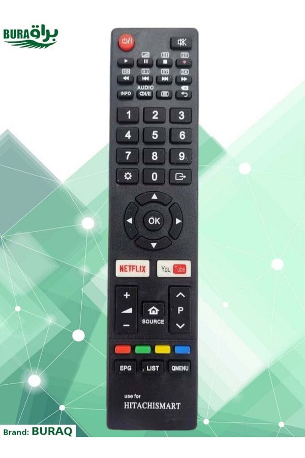 erorex-جهاز التحكم عن بعد البديل من Hitachi لاستخدامه في أجهزة التلفاز الذكية LCD LED من Hitachi 1