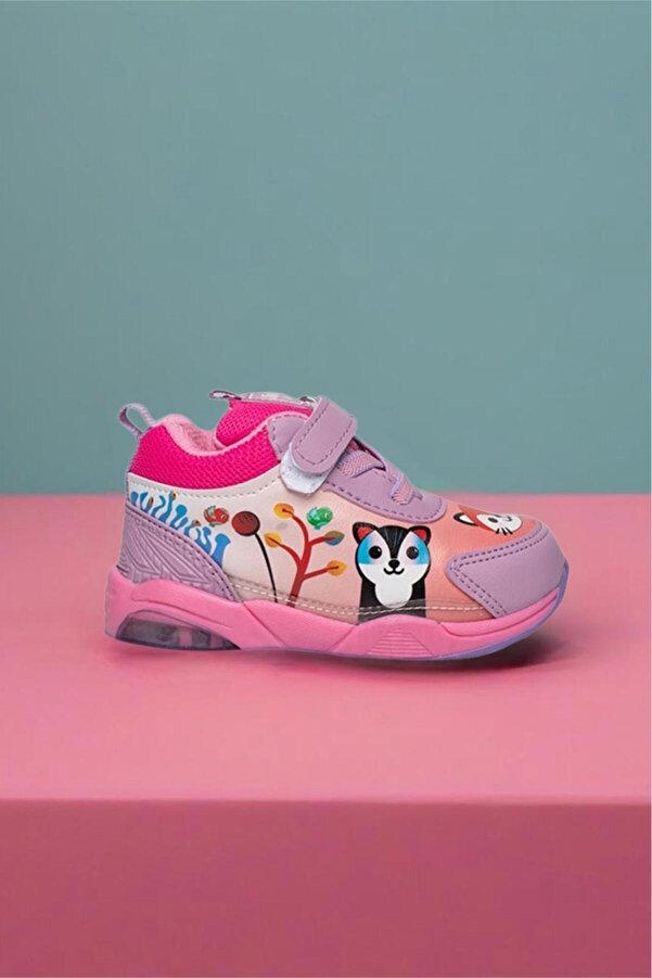 Oksit Zıpy Unisex Çocuk Bebek Işıklı Rahat Kaymaz Taban Spor Ayakkabı