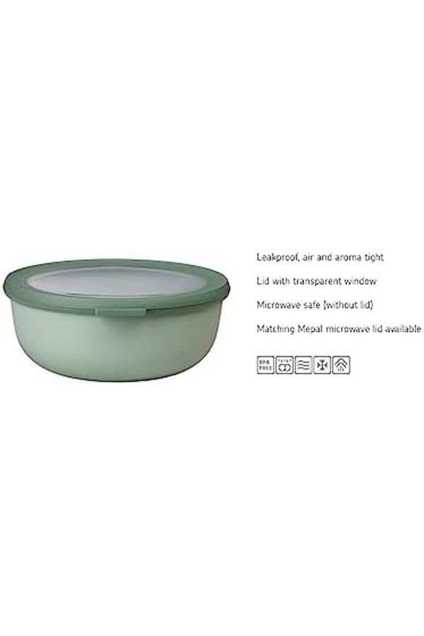 STOREMAX-Lvnmblya Set Cirqula Round 3 Piece Round Storage Container (350+750+1250) - Nordic Denim Shop Deesin 1