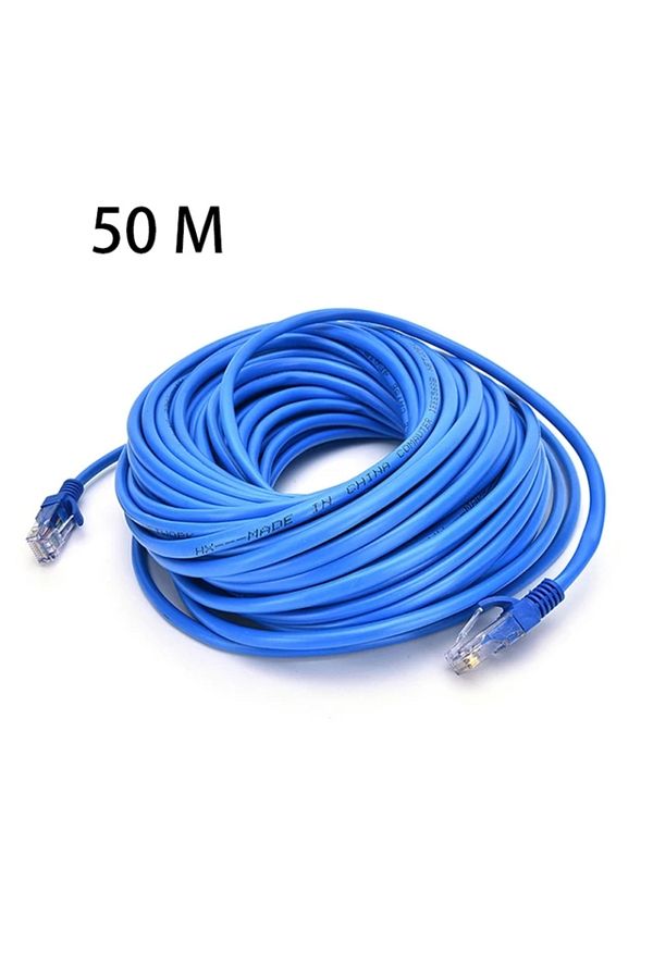 OLOEY-50m Cat5e Ethernet Network Cable Rj45 Patch Outdoor Waterproof Lan Cable Wires For Cctv Poe Ip Camer 1