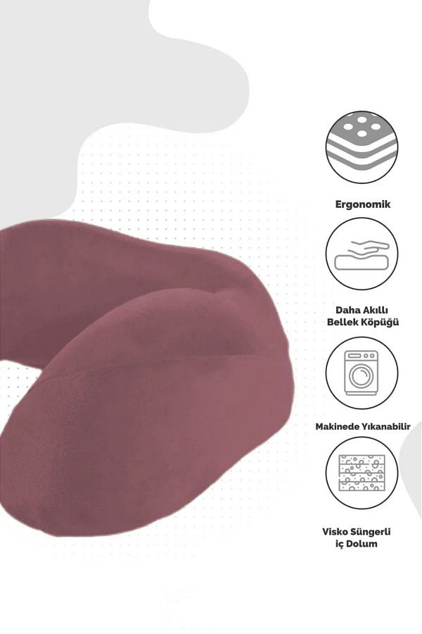Primavera Home-Pernă de călătorie ortopedică Pernă pentru gât Pernă confortabilă de dormit 1