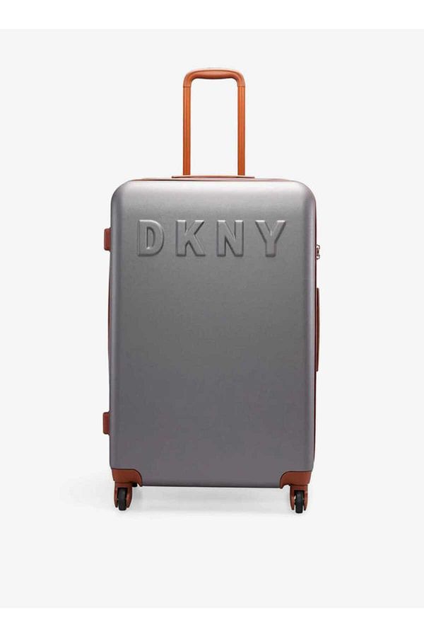 Dkny-Solid Hardcase Trolley Bag With Retractable Handle 24''-m - Check-in 1