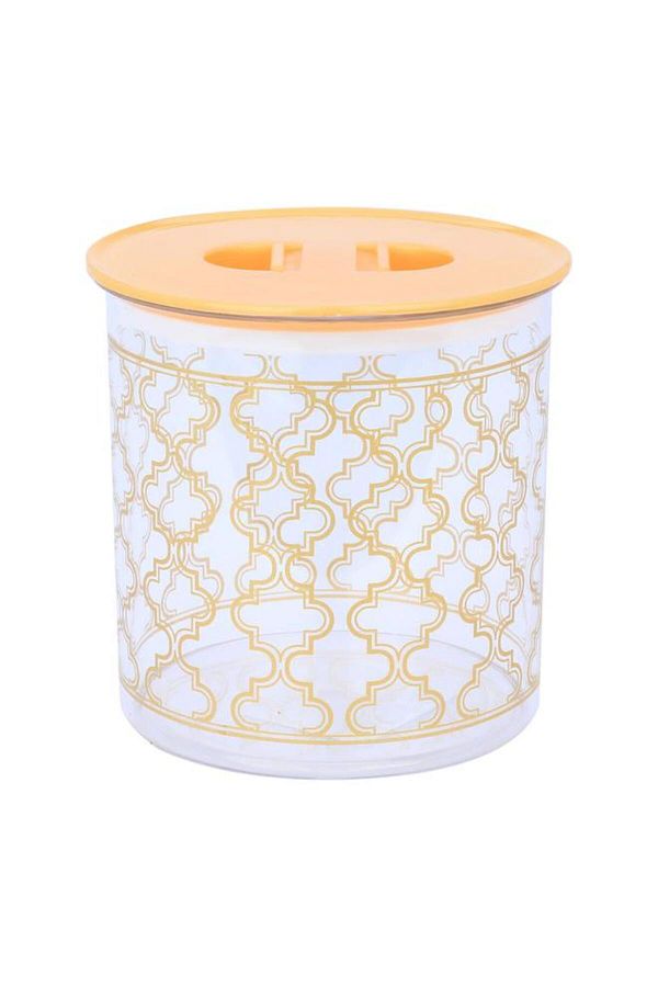 ALSAIF-Plastic Container Round 2000 Ml Transparent 1