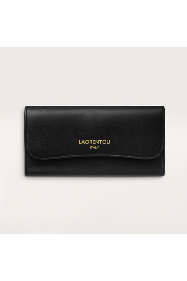 Laorentou Valentina Genuine Leather Italian-Made Zip Long Women's Wallet - Women's Card Holder