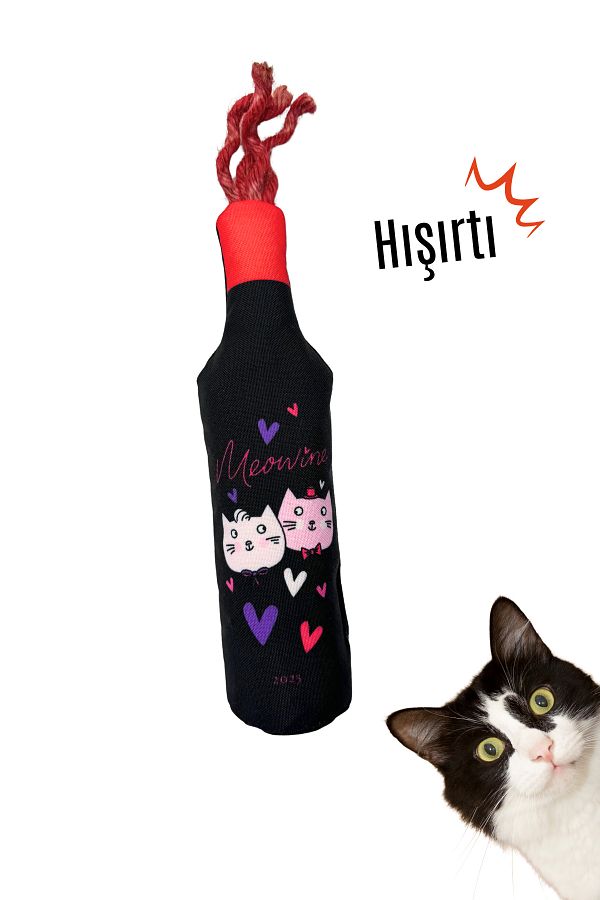 Miyav-Meowine Catnipli Plush Cat Toy with Rustle Sound Plush Cat Toy for Cats Kicker Toy 1