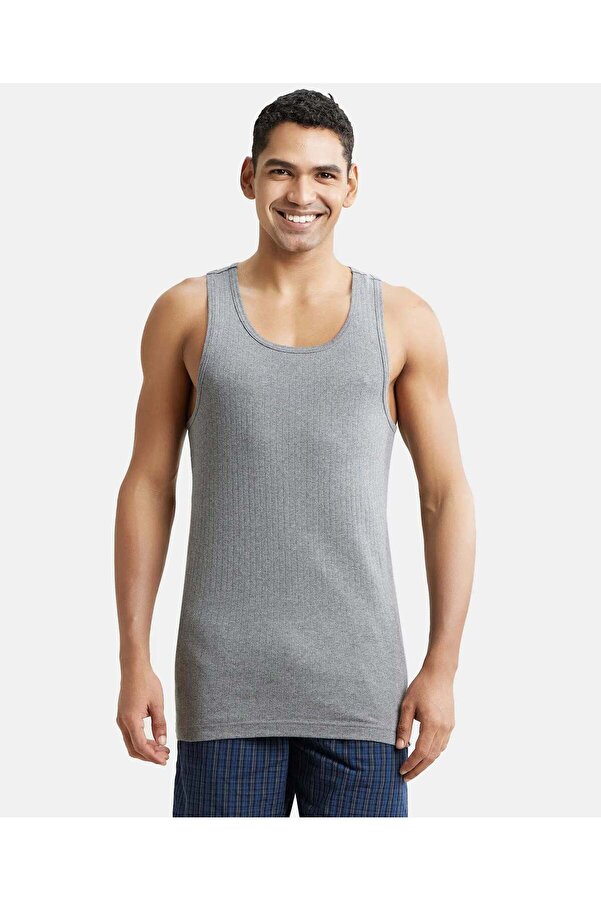 JOCKEY Racer Back 24X7 Vest 9922-01 Gray- Trendyol