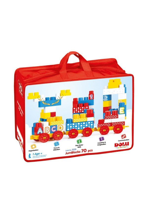 Dolu-Mega Block with Bag 70 Pieces 5028 1