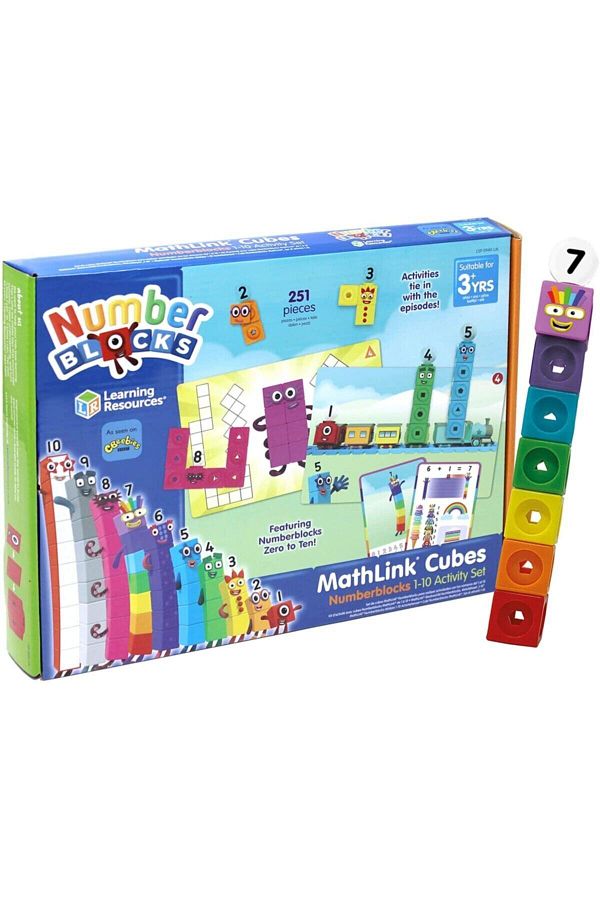 Learning Resources-Mathlink ®   Cubes 1-10 Number Blocks Activity Set 1