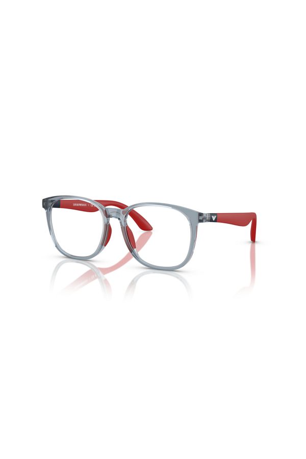 Emporio Armani-0EK3004 5072 47 رجل حقن شفاف لامع أزرق فانتوس بإطار كامل للأطفال 1
