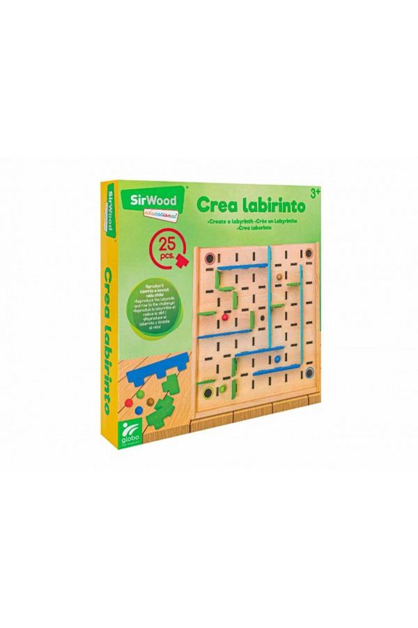 GLOBO-Globo wooden maze logic game 35 pieces 1