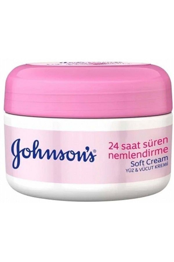 Johnson's-200ml Soft Moisturizing Face and Body Cream 1