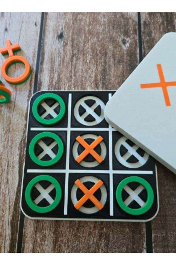 3D Brothers-Board Game - (X O) Tic-Tac-Toe suitable for travel and can Comes with a storage box be stored 1