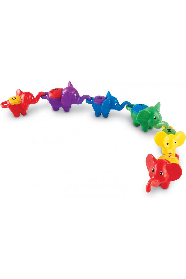 Learning Resources-Snap 'N' Learn Counting Elephants Set of 10-LER6703 1
