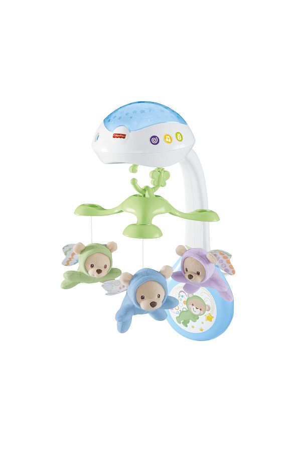 FISHER PRICE-Butterfly Dreams Mobile Cdn41, Suport Mobil Pentru Patut, Carusel Cu Proiectie, Noaptea Instelata 1