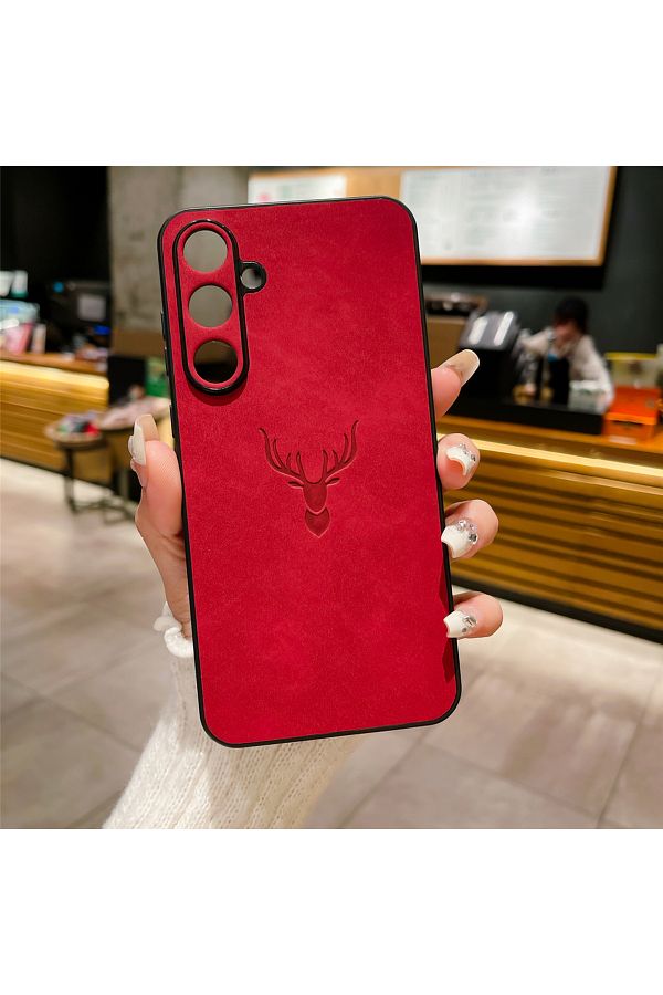 Choice-Samsung A35(5G) Red Luxury Leather Case for Samsung A55 A54 A53 A52 A35 A34 A33 A25 A24 A23 A15 A14 1