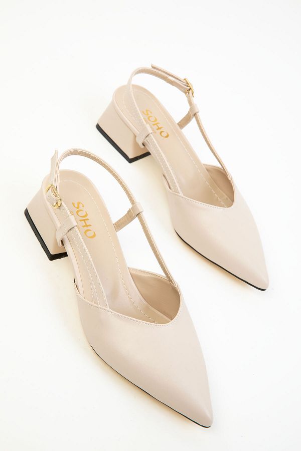 SOHO-Beige Klassische Damenschuhe mit Absatz 20286 1
