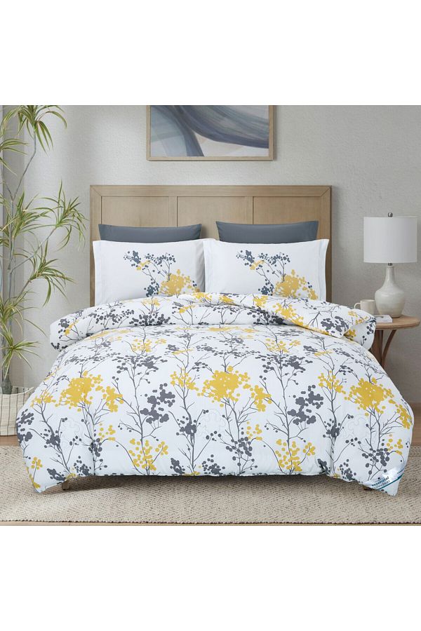 Donetella-Printed Bedding Comforter Set, 4 Pcs Single Size Fits 170x230 Cms 1