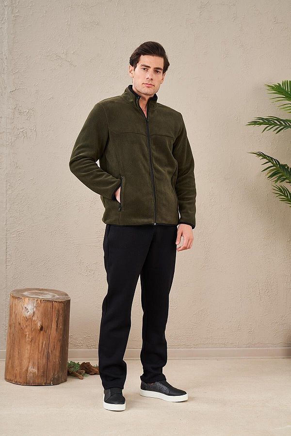 Pjs Pijama-Pjs 23714 Men's Zippered Fleece Tracksuit Set 1