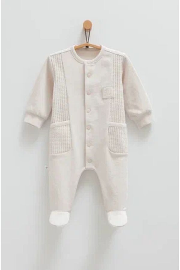 Caramell-Caramel 01-12 Months Jumpsuit - Gray 1