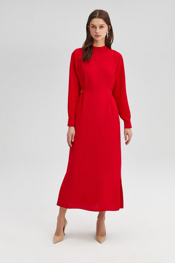 Touché Privé-Crop-Kleid mit Taillengürtel 1