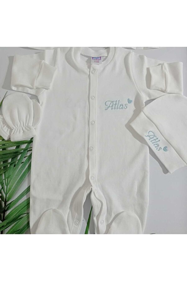 MODA HASTANE ÇIKIŞI BEBEK TULUMU KİŞİYE ÖZEL İSİM HARF SEÇENEĞİ