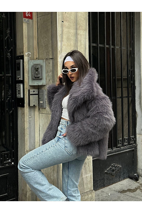 Felljacke H Und M Pelzmantel Fake Fur Mantel H&m Fell Jacke