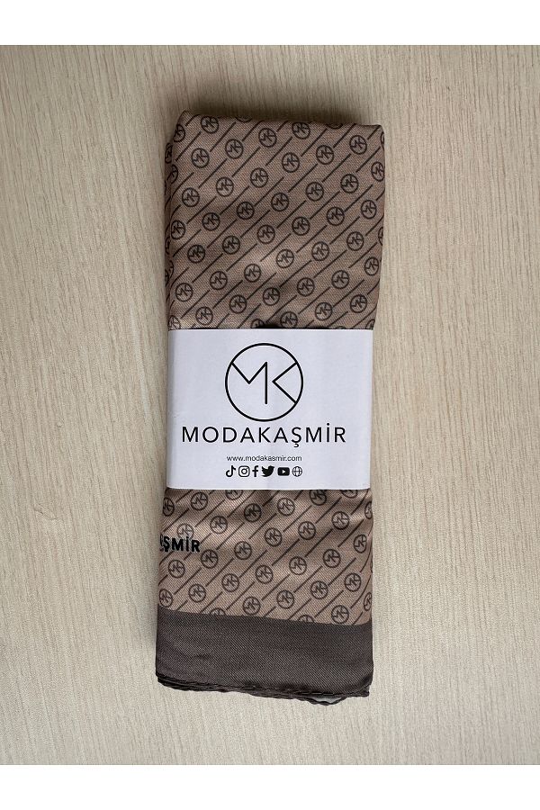 Modakaşmir-Mk Stripe Pattern Soft Shawl 190 X 75 1