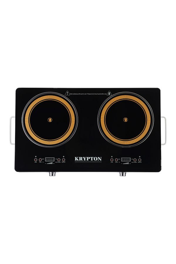 KRYPTON-Double Infrared Cooker KNIC6428|3600W(1800+1800)|Adjustable Temperature|Touch& Knob Control 1