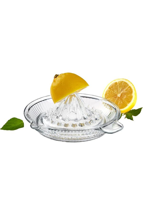 Biandeco-Glass Lemon Squeezer - Manual Citrus Juicer with Core Chamber - 60ml 1