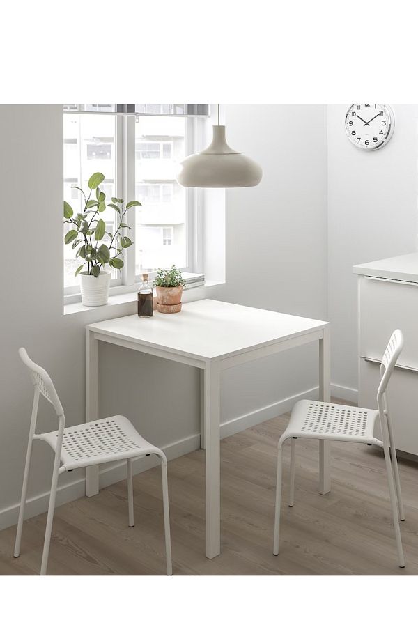 ALMUFARREJ-2 white multi-use chairs, 77x45x39 cm, without table 1