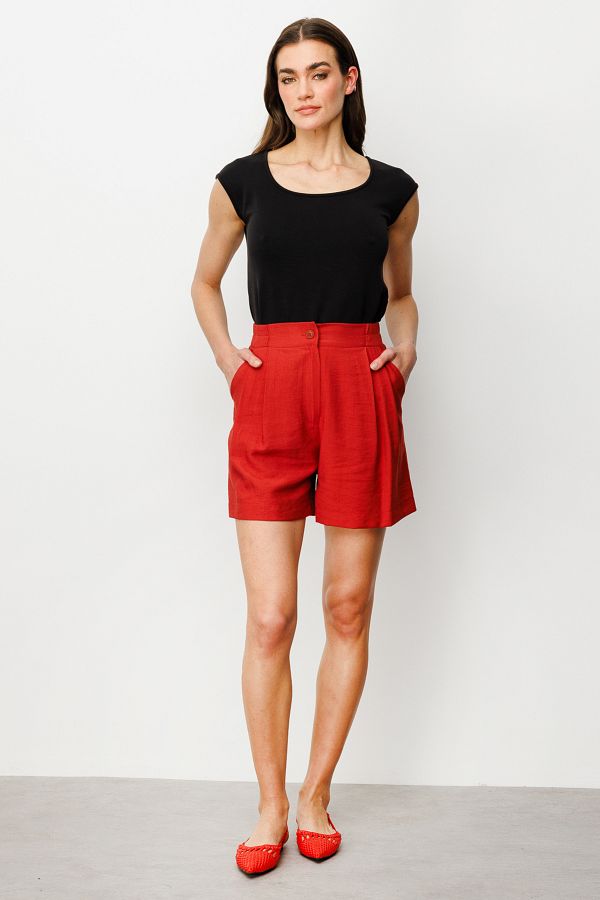 ON-Elastic Waist Shorts 1