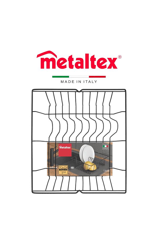Metaltex-Lipsia Lava Touch Dish Drainer – Anti-Rust & Scratch-Resistant with Touch-Therm Coating 1