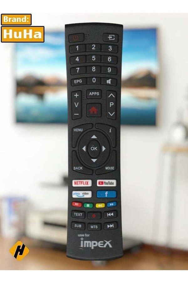 erorex-جهاز التحكم عن بعد Impex Smart TV Remote Control لجهاز Impex 1