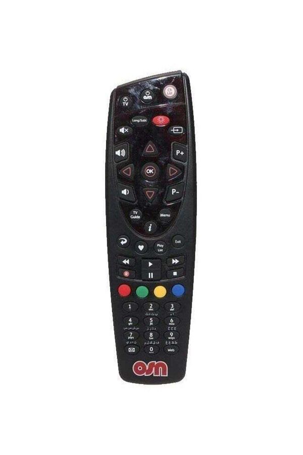 erorex-Remote Control For Orbit Receiver Black Red Yellow 1