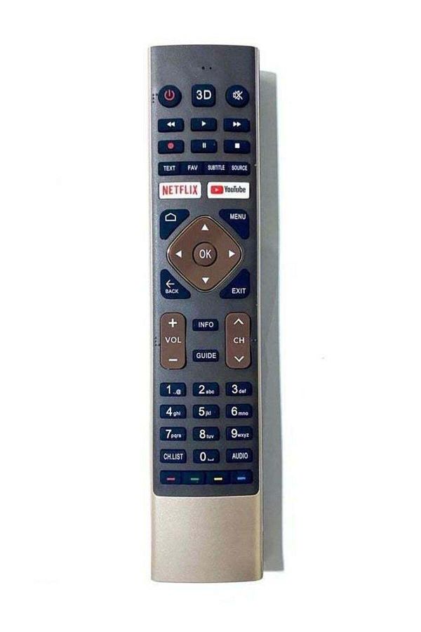 erorex-Led LCD Smart TV Remote Control with Voice Function Netflix YouTube Compatible for HTR-U27E 1