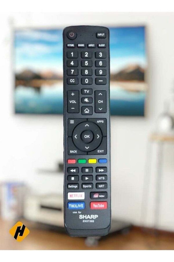 erorex-EN3T39S Replacement Remote Control Use For Sharp LCD LED Smart TV 1