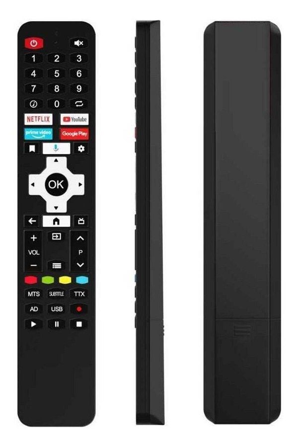 erorex-جهاز التحكم عن بعد للتلفزيونات Conti CT50AN100U وCT50AN200U التي تعمل بنظام Android - بدون ميكروفون 1