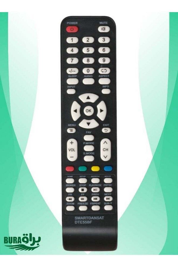 erorex-Dansat Remote Replacement Remote Control For Dansat DTE55BF 1