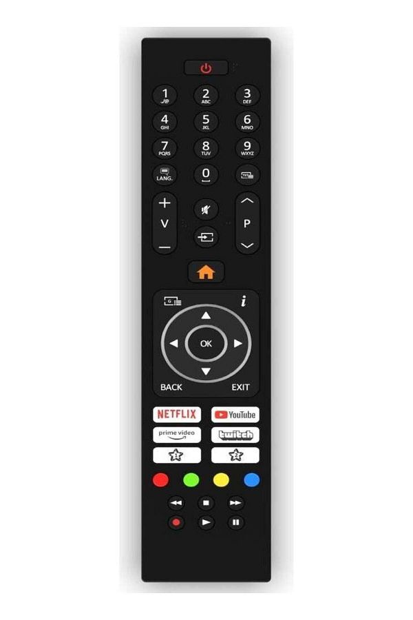 erorex-Regal 55R7540U Android TV Remote Control-Without Microphone 1