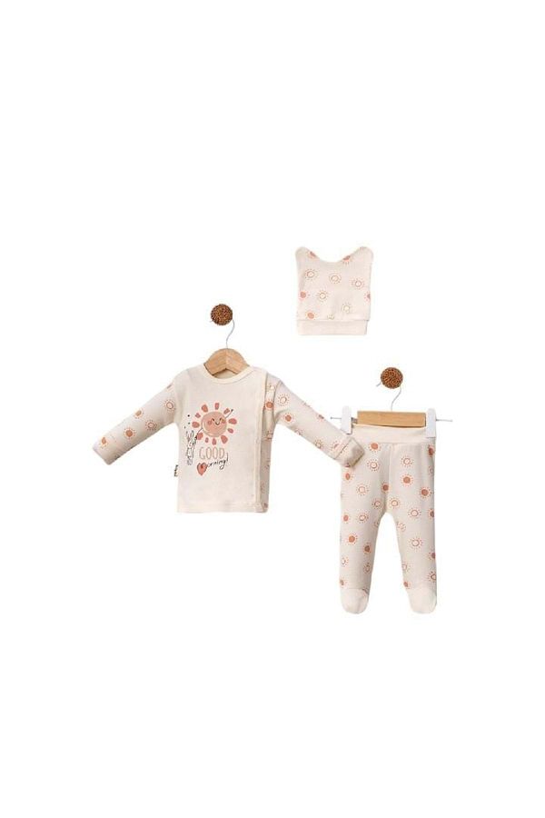 BAŞAK ÇOCUK GİYİM-414901   Sunny Rabbit-3 Pieces Zbn Tkm 3 Months Uni - Tile - 3 Months 1