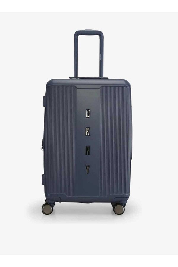 Dkny-Ribbed Hardcase Trolley Bag With Retractable Handle 24''-m - Check-in 1
