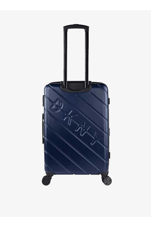 Dkny-Textured Hardcase Trolley Bag With Retractable Handle 24''-m - Check-in 1