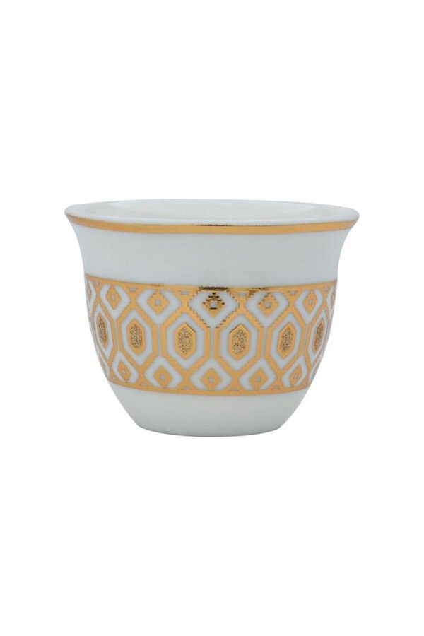 ALSAIF-Arabic Coffee Cups 12 Pieces White 1