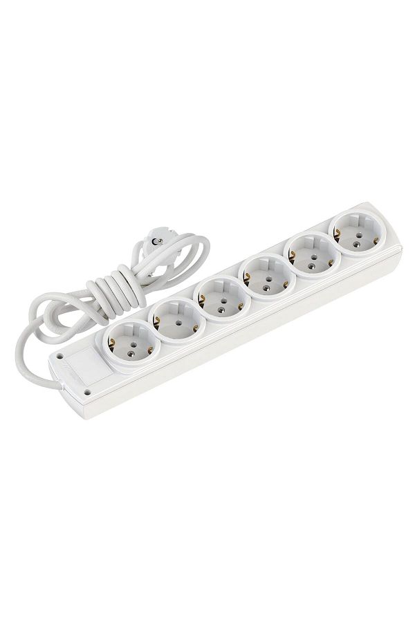 Mutlusan-Ri-Tech Grounded Group Socket 1 Meter 6-Plus Extension Socket 1