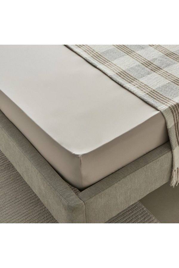 Home Box-Purely-percale 300TC Double Fitted Sheet 140x200+40 cm 1